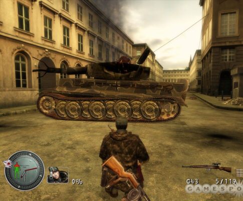 Sniper Elite permainan stealth, Tembak-menembak orang-ketiga