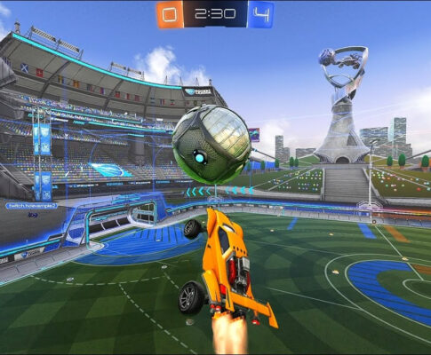 Rocket League adalah gim video sepak bola kendaraan