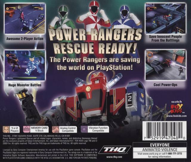 Mengenang Power Rangers: Lightspeed Rescue PS1 – Gameplay, Misi, dan ...